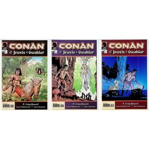 Conan and the Jewels of Gwahlur #1-3 Set Dark Horse Comics 2005 Fantasy NM‎